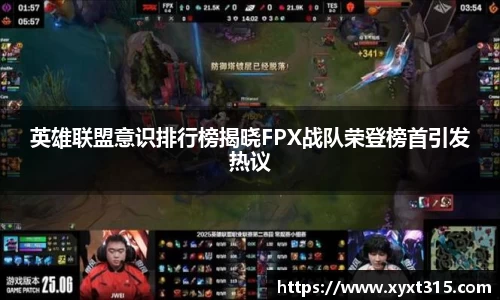英雄联盟意识排行榜揭晓FPX战队荣登榜首引发热议